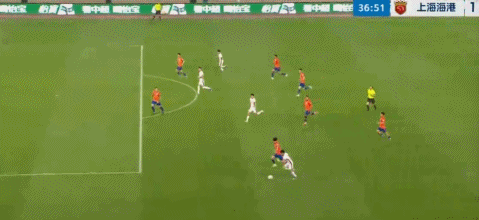 杨希中超首球助海港破局 双边卫连线成关键